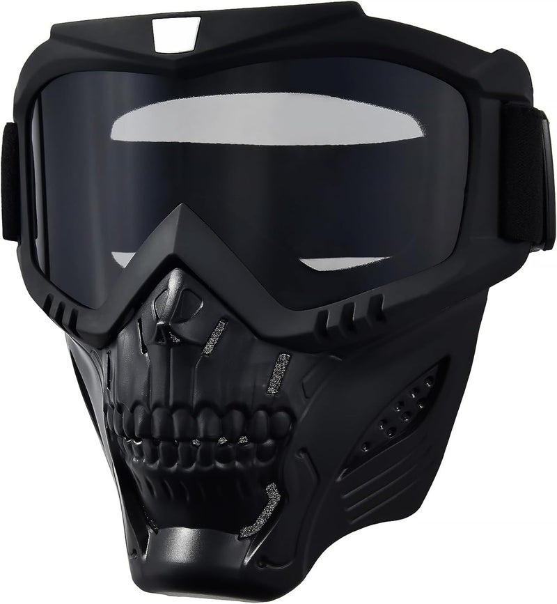 PLOOTA Motorcycle Face Mask Full Face,Dirt Bike Goggles Motocross, ATV, Offroad, Riding Racing Goggles for Men Women - Image 1